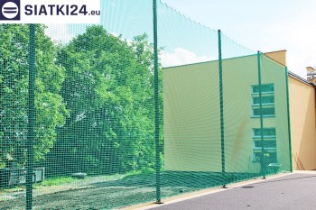 Siatki Dabrowa Górnicza - Piłkochwyty na boisko piłkarskie - piłka nożna dla terenów Dąbrowy Górniczej